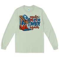 Matcha make america cowboy again Long Sleeve Tee - MaliasSmallBusiness