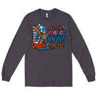 Smoke make america cowboy again Long Sleeve Tee - MaliasSmallBusiness