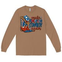Toasted Coconut make america cowboy again Long Sleeve Tee - MaliasSmallBusiness
