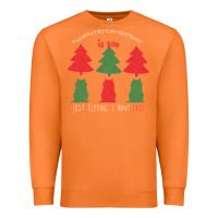 Carrot All Want For Christmas is You Just Kidding I Want Cats Premium Sweatshirt - Bettercallsaul