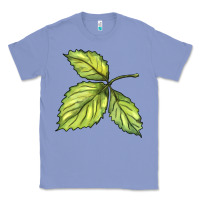 Colony Blue green leaf Classic Tee - BarkalooDesign