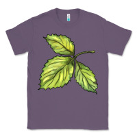 Lavender green leaf Classic Tee - BarkalooDesign