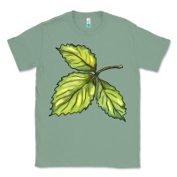 Sage green leaf Classic Tee - BarkalooDesign