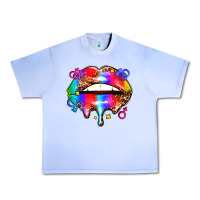 Grape Ice pride lips Urban Heavy Tee - AdoDesignShop