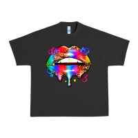 Pigment Black pride lips Urban Heavy Tee - AdoDesignShop