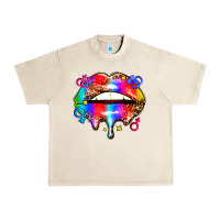 Sandshell pride lips Urban Heavy Tee - AdoDesignShop