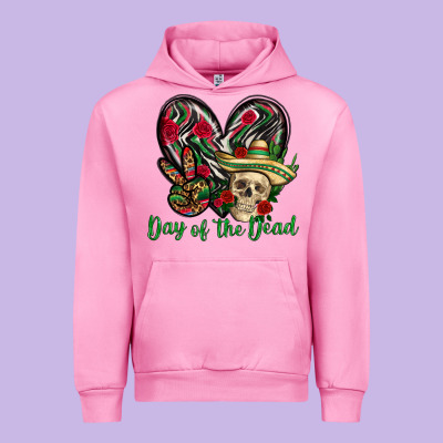 Day Of The Dead Mexico Urban Hoodie Designed By Howdyjamesfarm