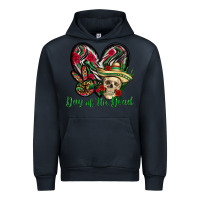 Navy Day of the dead Mexico Urban Hoodie - HowdyJamesFarm