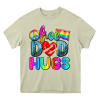 Mossy free dad hugs Heavy Core Tee - Zillion Design Studio