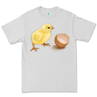 Dove Grey chick with egg Premium Tee - RanaPortraitStore