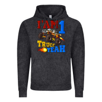 Vintage Black i'am one truck yeah Vintage Hoodie - Artiststas