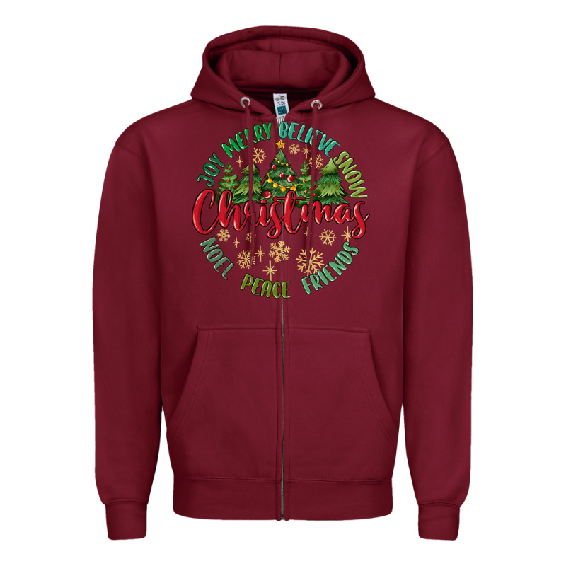Christmas Vibes Zipper Hoodie by MaliasSmallBusiness | Teevron