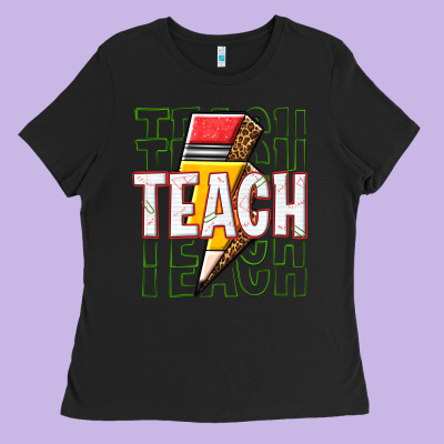 Teach Ladies Tee Designed By Texasbilliewilder