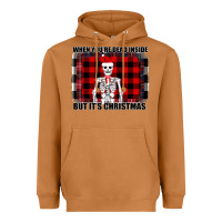 Meerkat When You re Dead Inside But It Christmas Skeleton Heavyweight Hoodie - Bettercallsaul