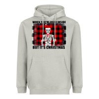 Moon Dust When You re Dead Inside But It Christmas Skeleton Heavyweight Hoodie - Bettercallsaul