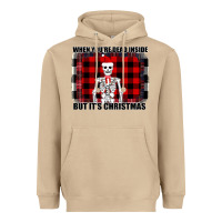 Mushroom When You re Dead Inside But It Christmas Skeleton Heavyweight Hoodie - Bettercallsaul
