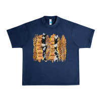 Navy western brushstrokes Urban Heavy Tee - AdoDesignShop