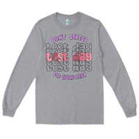 Heather Grey dont stress test day do your best Long Sleeve Tee - MaliasSmallBusiness