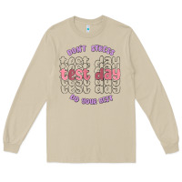 Mushroom dont stress test day do your best Long Sleeve Tee - MaliasSmallBusiness