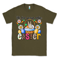 Army Green Oh For Peeps Sake Easter Classic Tee - CowhideDigitalArt