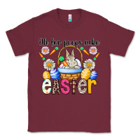 Burgundy Oh For Peeps Sake Easter Classic Tee - CowhideDigitalArt
