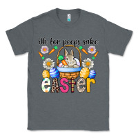 Charcoal Heather Oh For Peeps Sake Easter Classic Tee - CowhideDigitalArt