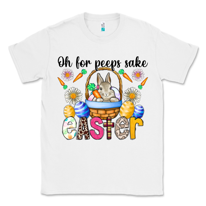 Oh For Peeps Sake Easter Classic Tee by CowhideDigitalArt | Teevron