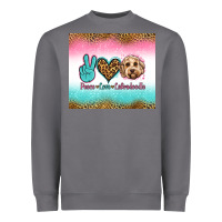 Storm peace love labradoodle Heavyweight Sweatshirt - Jasminsmagicworld