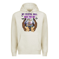 Oatmeal Heather My Crystal Ball Says You're Premium Hoodie - texasbilliewilder
