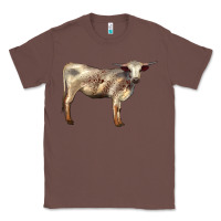 Chestnut Texas Longhorn Heifer Classic Tee - LillyAllenDesigns