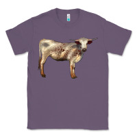 Lavender Texas Longhorn Heifer Classic Tee - LillyAllenDesigns
