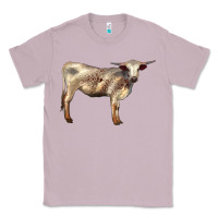 Lilac Texas Longhorn Heifer Classic Tee - LillyAllenDesigns