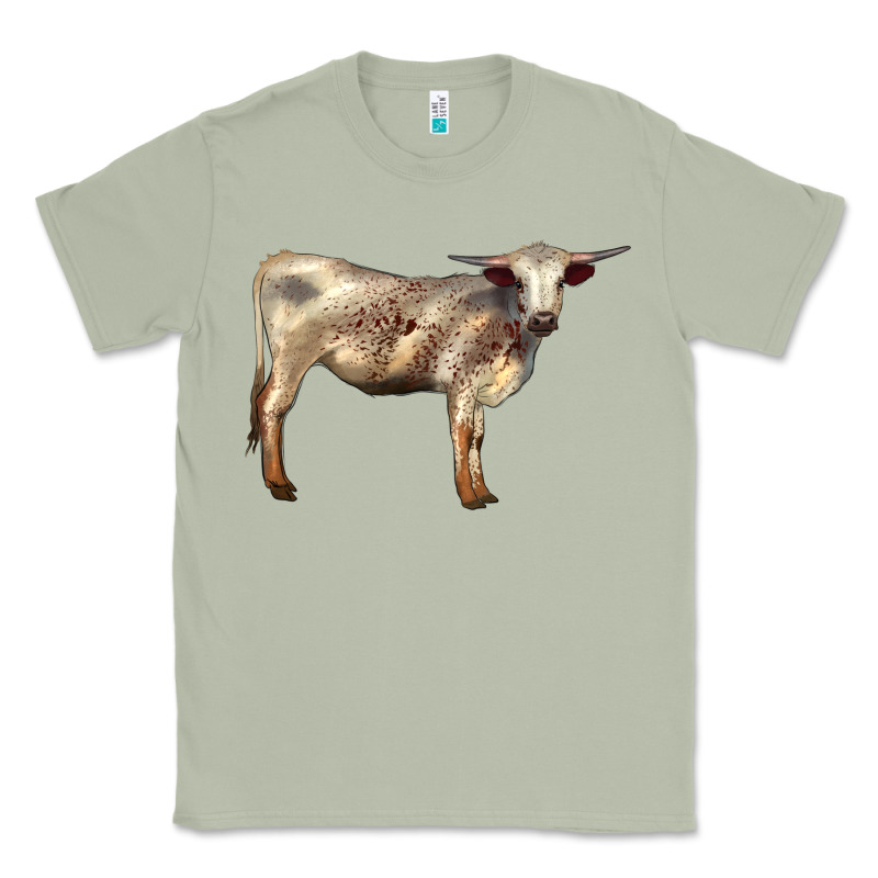 Texas Longhorn Heifer Classic Tee by LillyAllenDesigns | Teevron