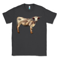 Smoke Texas Longhorn Heifer Classic Tee - LillyAllenDesigns