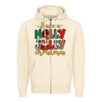 Sandshell have a holly jolly christmas Zipper Hoodie - MaliasSmallBusiness