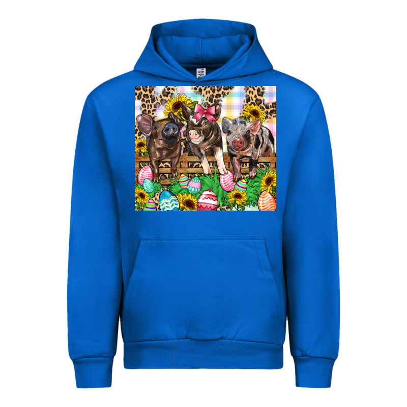 Easter Farm Animals Happy Easter Day Urban Hoodie by CowGirlArtShop | Teevron