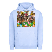 Pigment Grape Ice easter farm animals Happy Easter Day Urban Hoodie - CowGirlArtShop