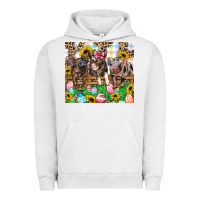 Pigment Lunar Rock easter farm animals Happy Easter Day Urban Hoodie - CowGirlArtShop