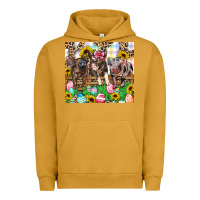 Pigment Peanut Butter easter farm animals Happy Easter Day Urban Hoodie - CowGirlArtShop