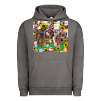 Pigment Tornado easter farm animals Happy Easter Day Urban Hoodie - CowGirlArtShop
