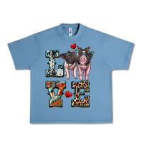Pebble Blue love baby pigs Urban Heavy Tee - Artiststas