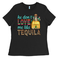 Black he don t love me like tequila Ladies Tee - Zillion Design Studio
