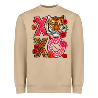 Xoxo With Tiger Heavyweight Sweatshirt | Teevron