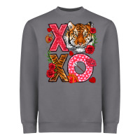 Storm xoxo with tiger Heavyweight Sweatshirt - NancyCooperArtShop