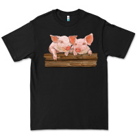 Black barn pigs Premium Tee - RanaPortraitStore