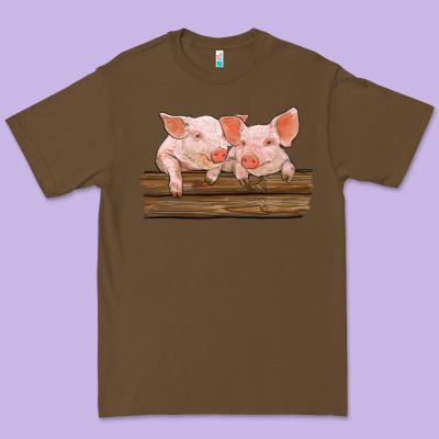 Barn Pigs Premium Tee Designed By Ranaportraitstore