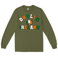 Army Green dublİn ireland Long Sleeve Tee - MaliasSmallBusiness