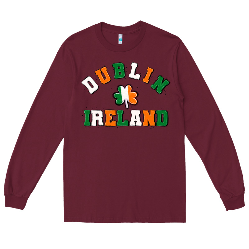 Dublİn Ireland Long Sleeve Tee by MaliasSmallBusiness | Teevron