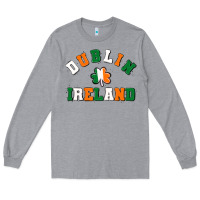 Heather Grey dublİn ireland Long Sleeve Tee - MaliasSmallBusiness