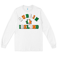 White dublİn ireland Long Sleeve Tee - MaliasSmallBusiness